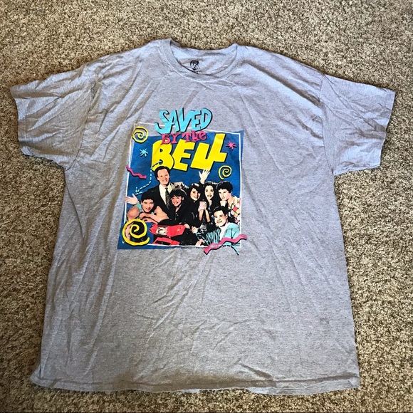Saved By the Bell Gray T-Shirt, Size 3X - Picture 1 of 4